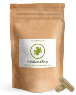 Naturliga järnkapslar 60 stycken